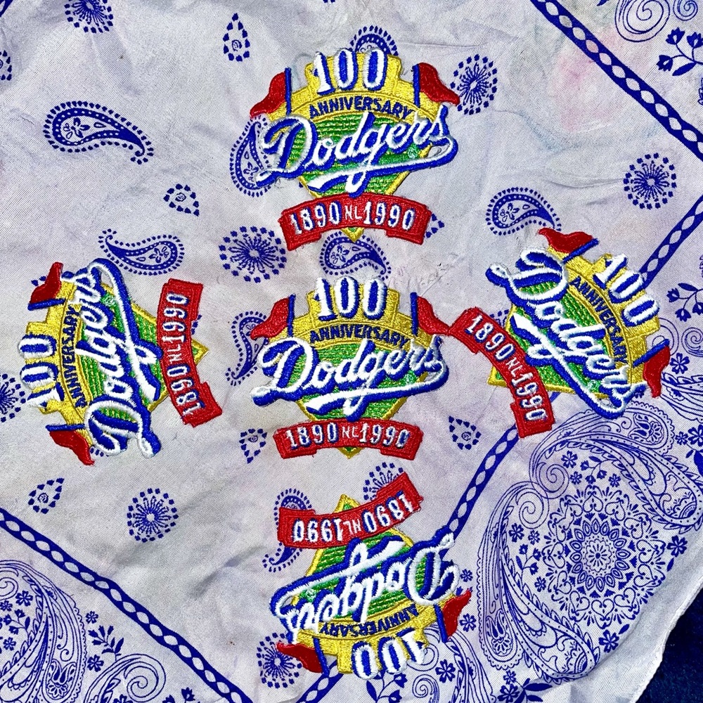Los Angeles Dodgers 100 anniversary World Series iron on  patch LA